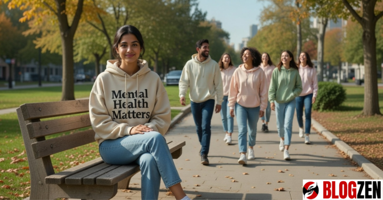mental health matters hoodie​
