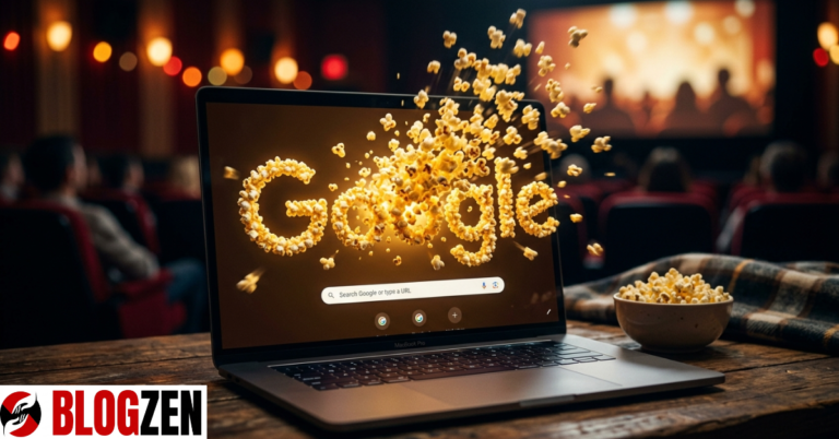 Popcorn Google Doodle
