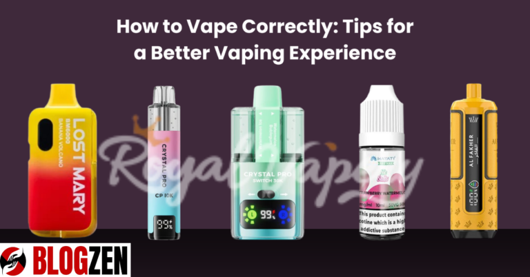 How to Vape Correctly