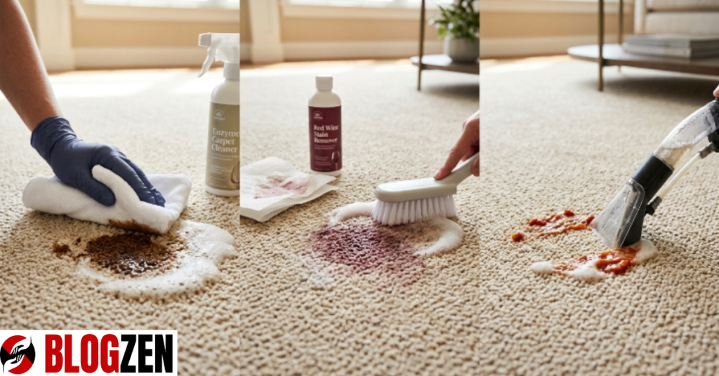 how to remove stains from carpet