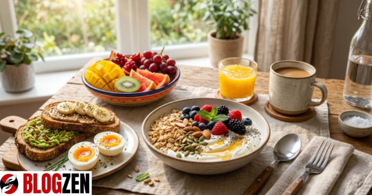 high protein fiber breakfast