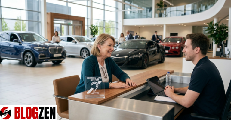 car dealership with hearing loop