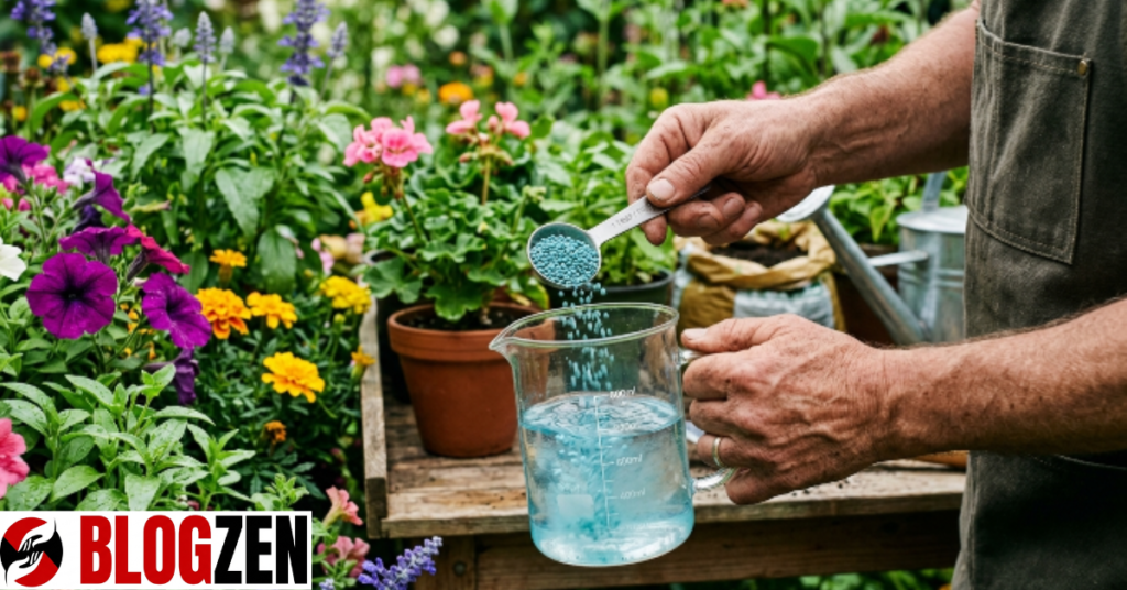 how to dose fertilizer for plants