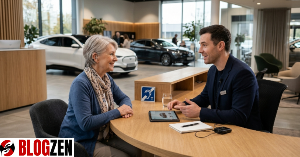 car dealership with hearing loop