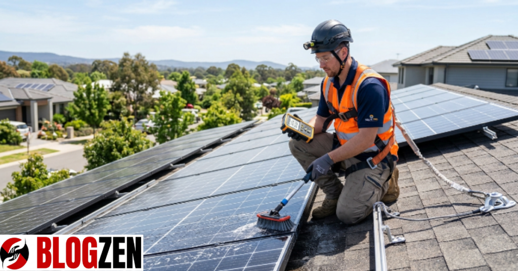 solar panel cleaning