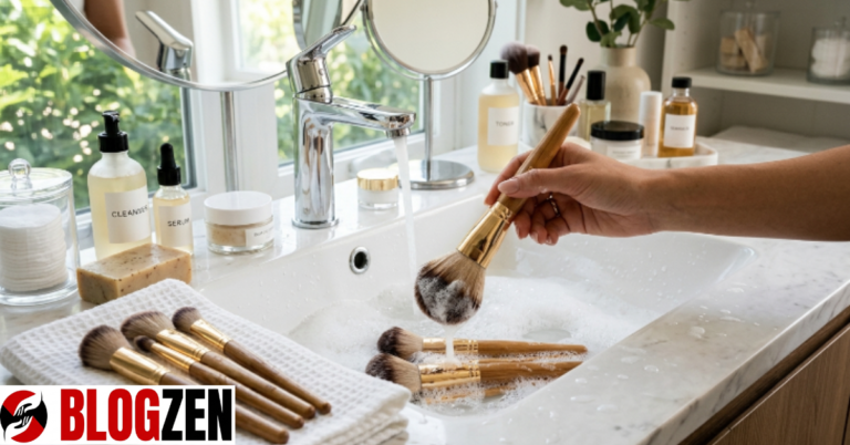 how to clean makeup brushes