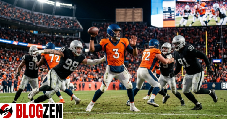 Denver Broncos vs Las Vegas Raiders Match Player Stats